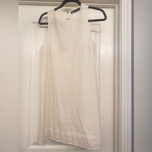 Zara white/cream Sleeveless Dress